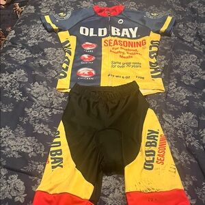 Old Bay Cycling Jersey and Shorts Set